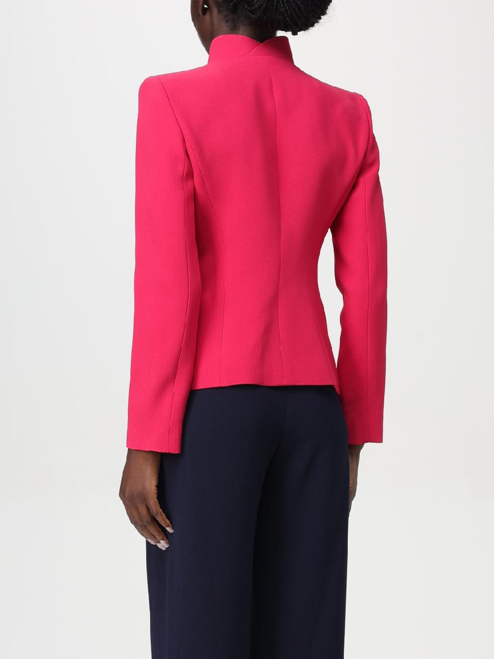 Giglio Blazer in viscosa Emporio Armani con risvolti rialzati Novità