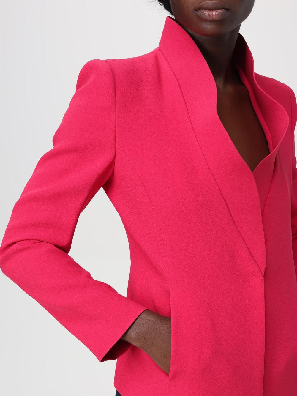 Giglio Blazer in viscosa Emporio Armani con risvolti rialzati Novità