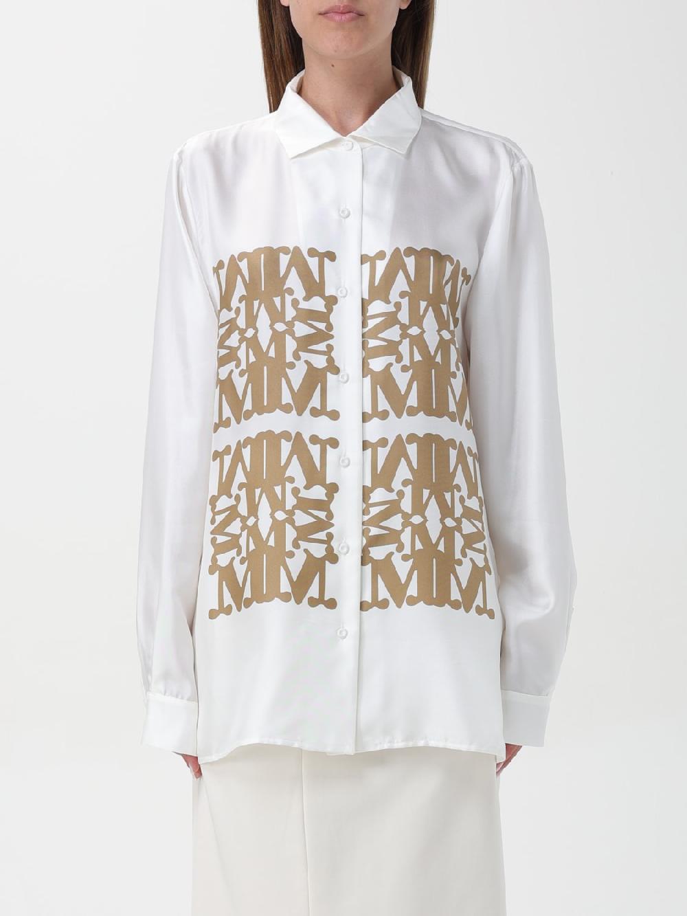 Giglio Camicia Monogram Max Mara di seta Saldi