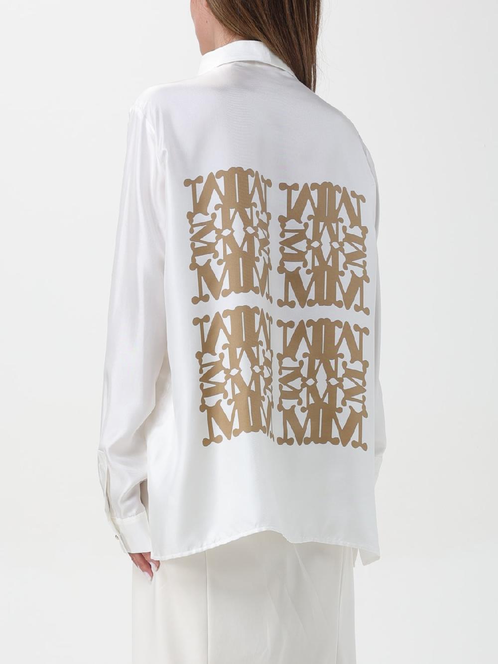 Giglio Camicia Monogram Max Mara di seta Saldi