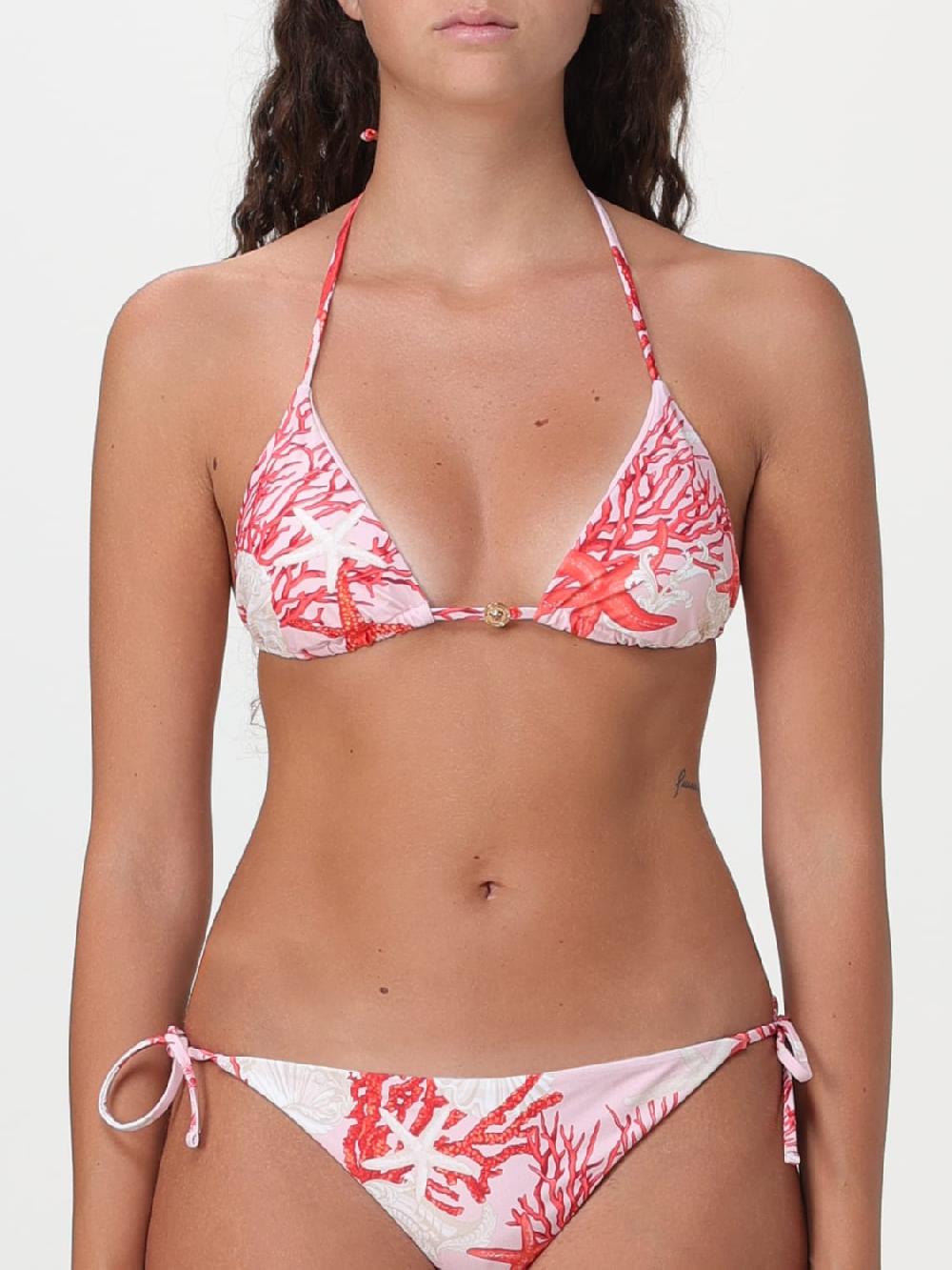 Giglio Bikini top Versace in lycra stampata Hotsell