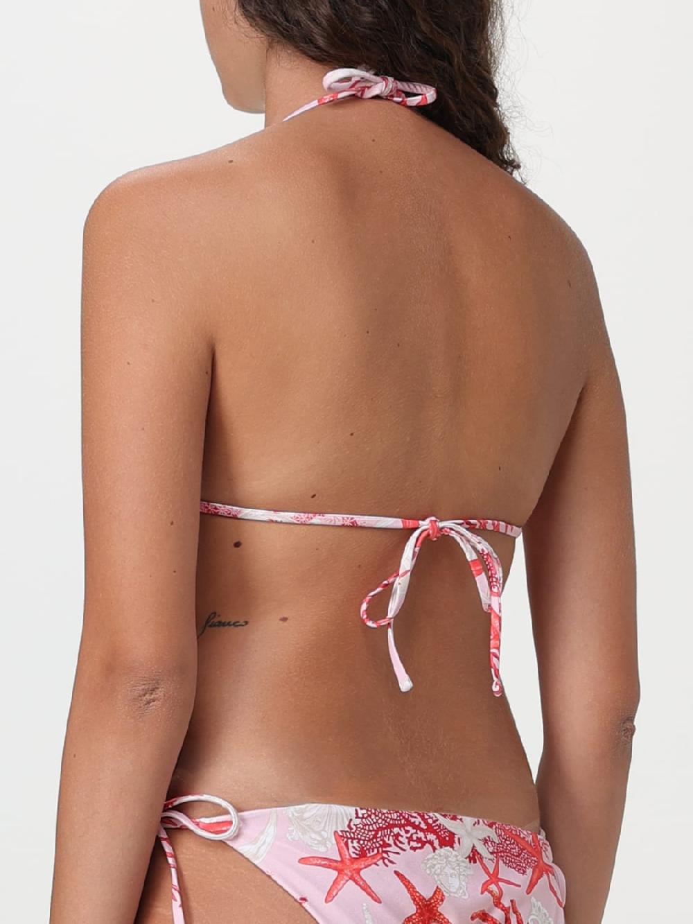 Giglio Bikini top Versace in lycra stampata Hotsell