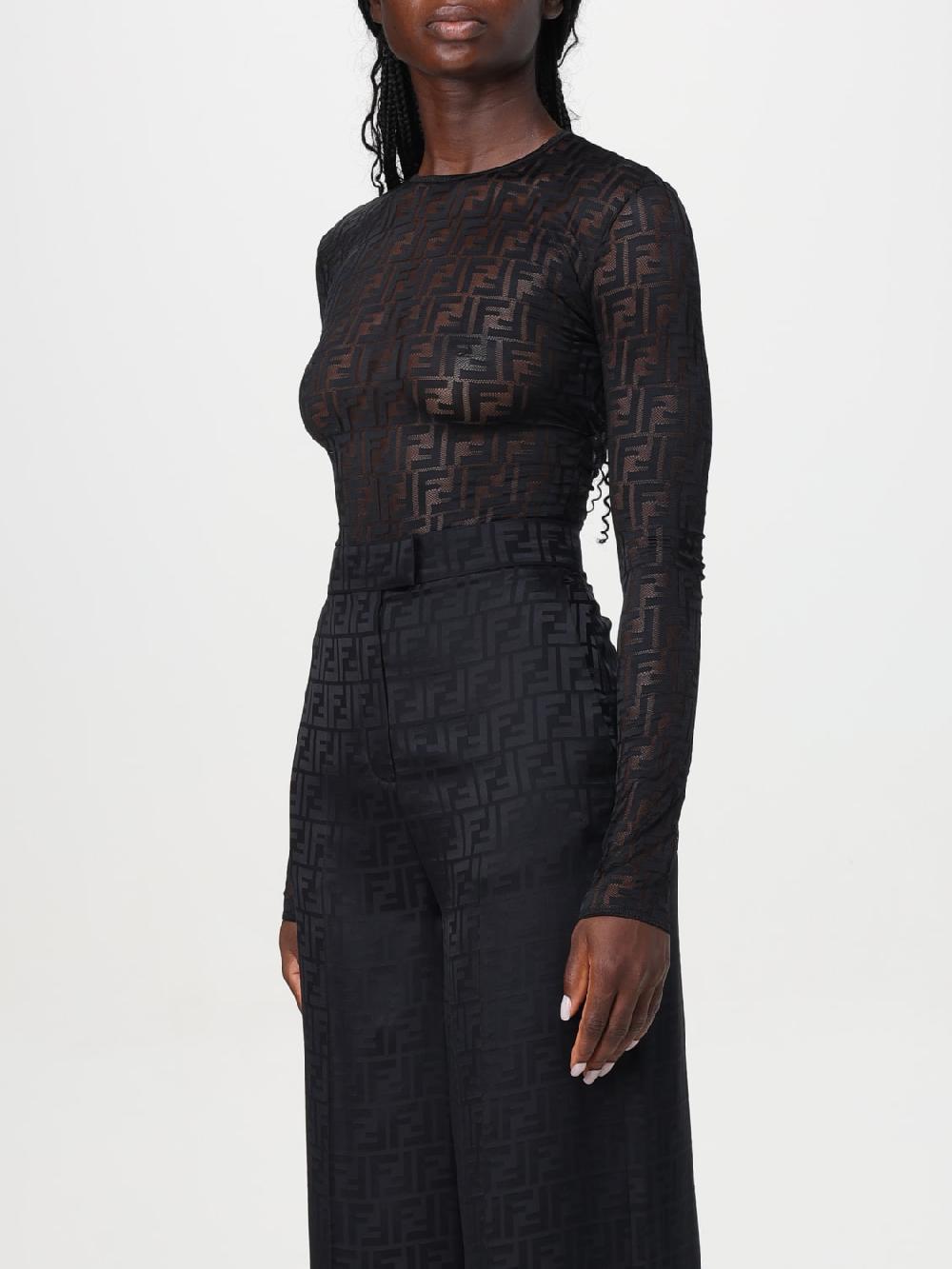 Giglio Body FF Fendi in tessuto stretch Vendite Flash