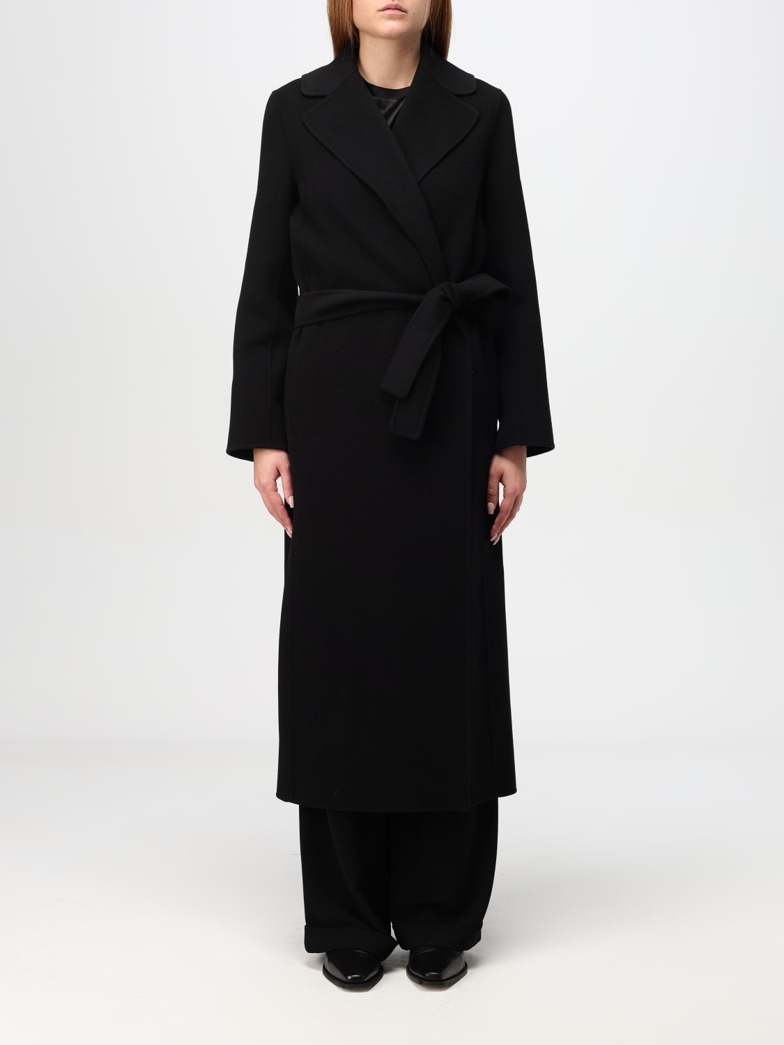 Giglio Cappotto 'S Max Mara in lana vergine Spedizione Gratuita