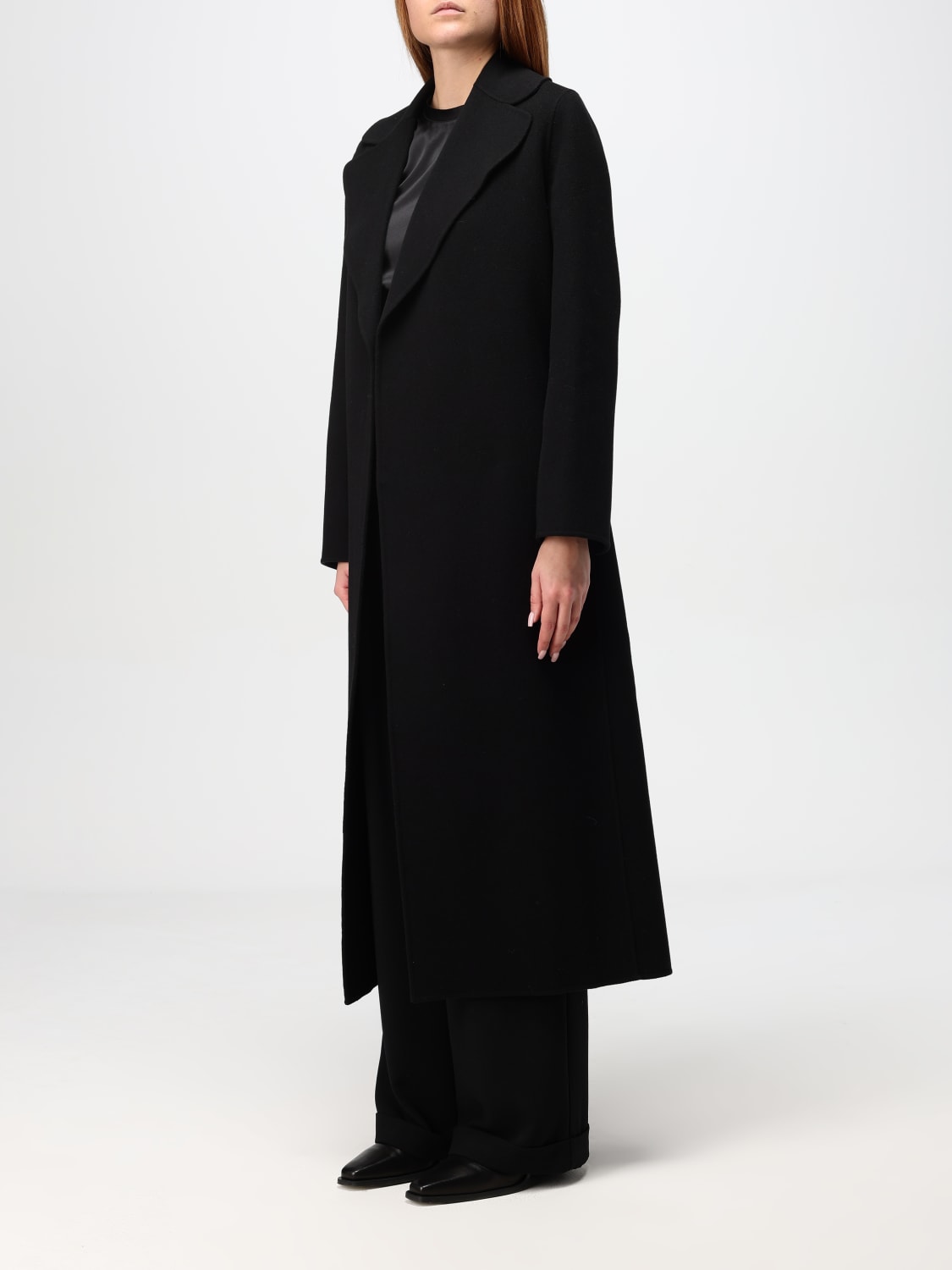Giglio Cappotto 'S Max Mara in lana vergine Spedizione Gratuita