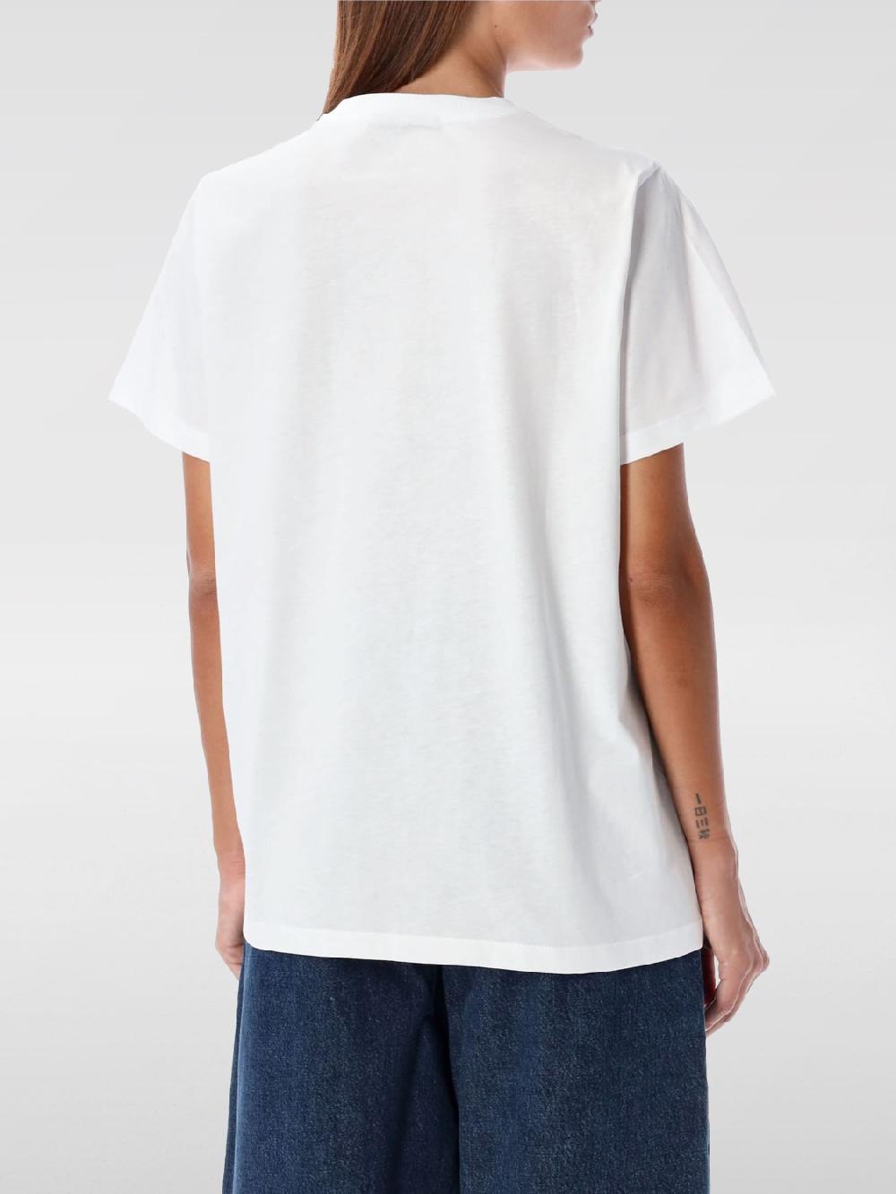 Giglio T-shirt con stampa Gatto Ganni Convenienza