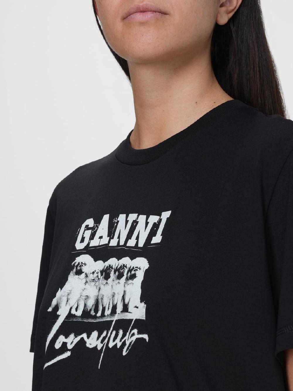 Giglio T-shirt con logo Ganni Convenienza