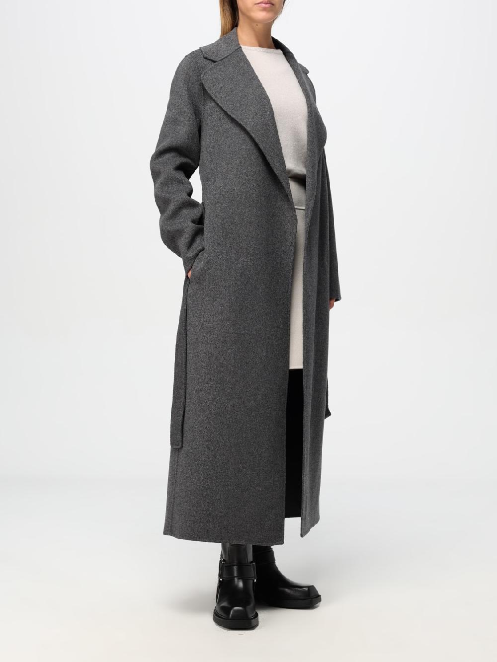 Giglio Cappotto 'S Max Mara in lana vergine Saldi Di Fabbrica