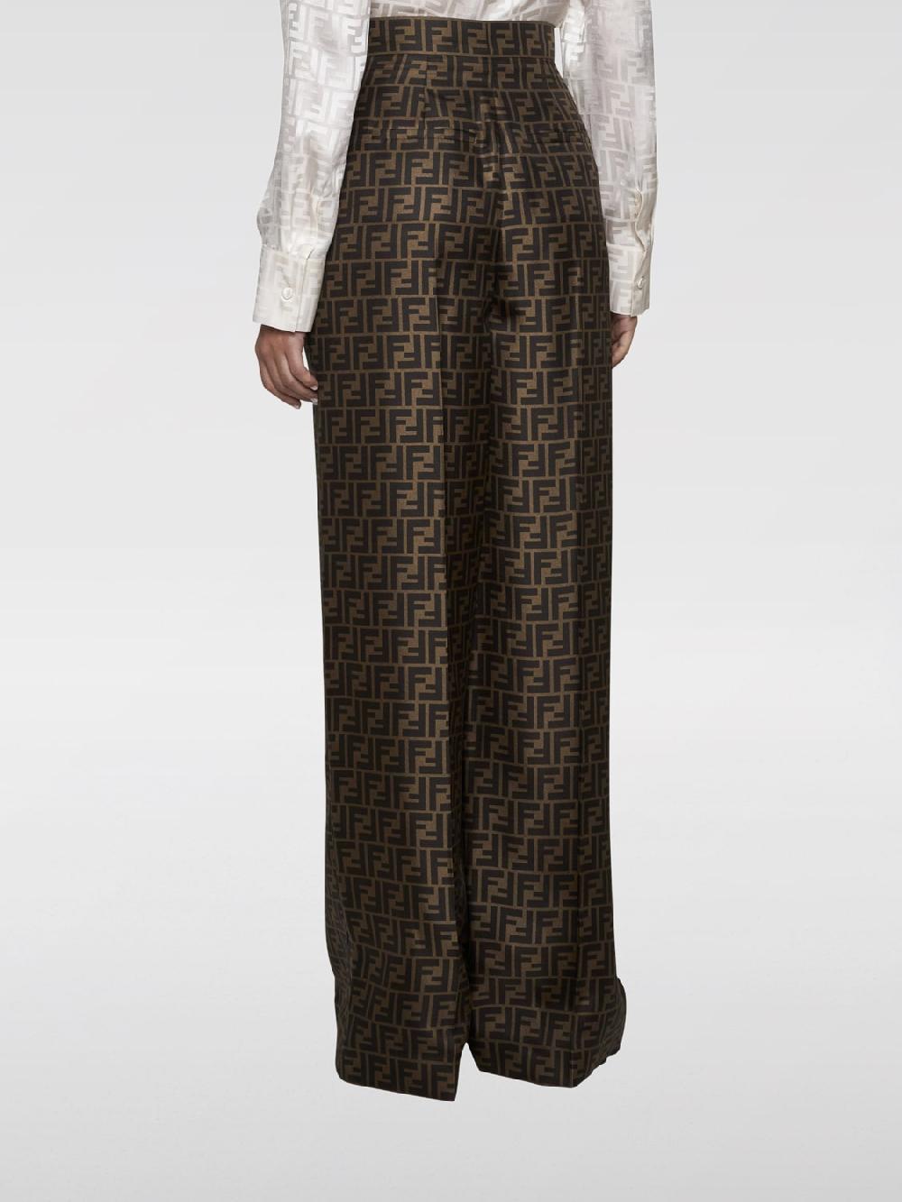 Giglio Pantalone a vita alta FF Fendi Negozio