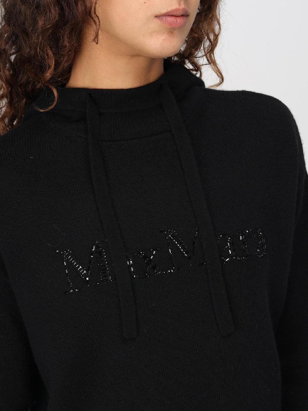 Giglio Maglione 'S Max Mara in lana con logo di strass Consegna Veloce