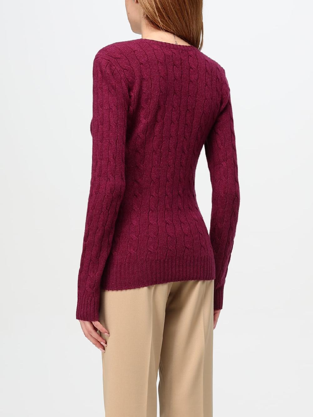 Giglio Maglione Polo Ralph Lauren in lana e cashmere con lavorazione intrecciata Promozione Limitata