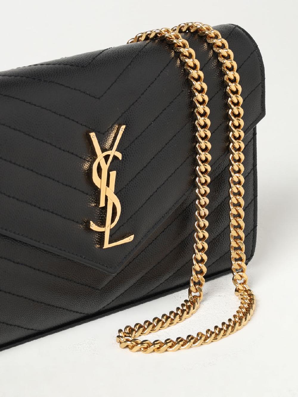 Giglio Borsa Cassandre Saint Laurent in pelle grain de poudre In Vendita