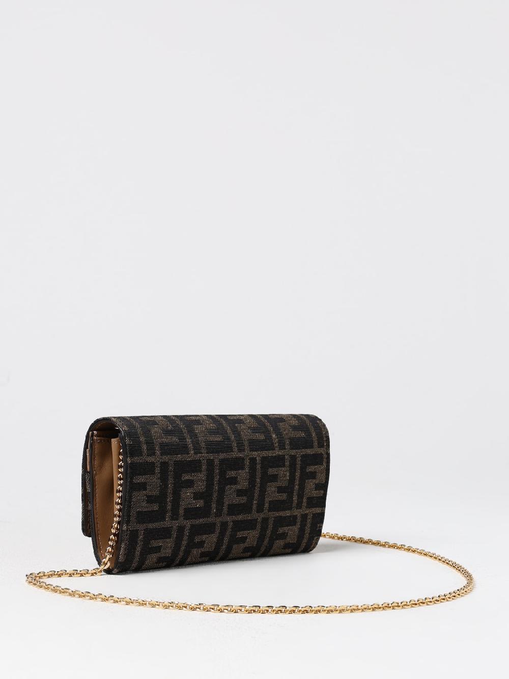 Giglio Borsa wallet Baguette Fendi in tessuto jacquard Vendite Flash