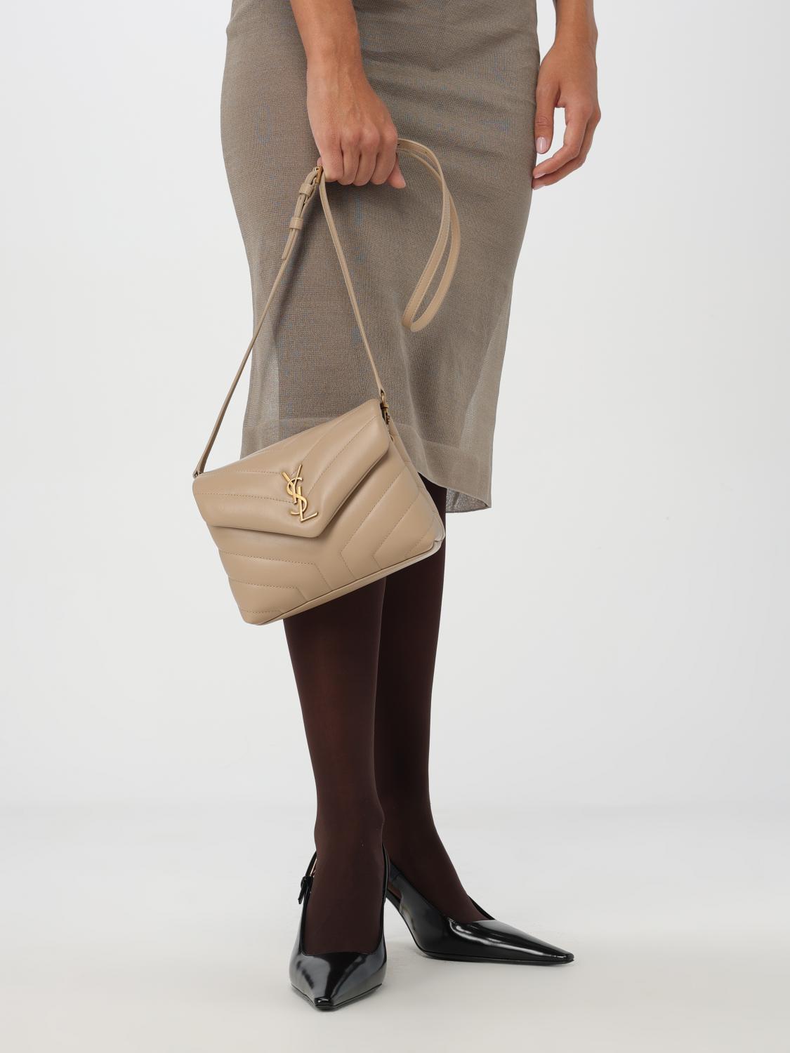 Giglio Borsa Loulou Toy Saint Laurent in pelle chevron Italy
