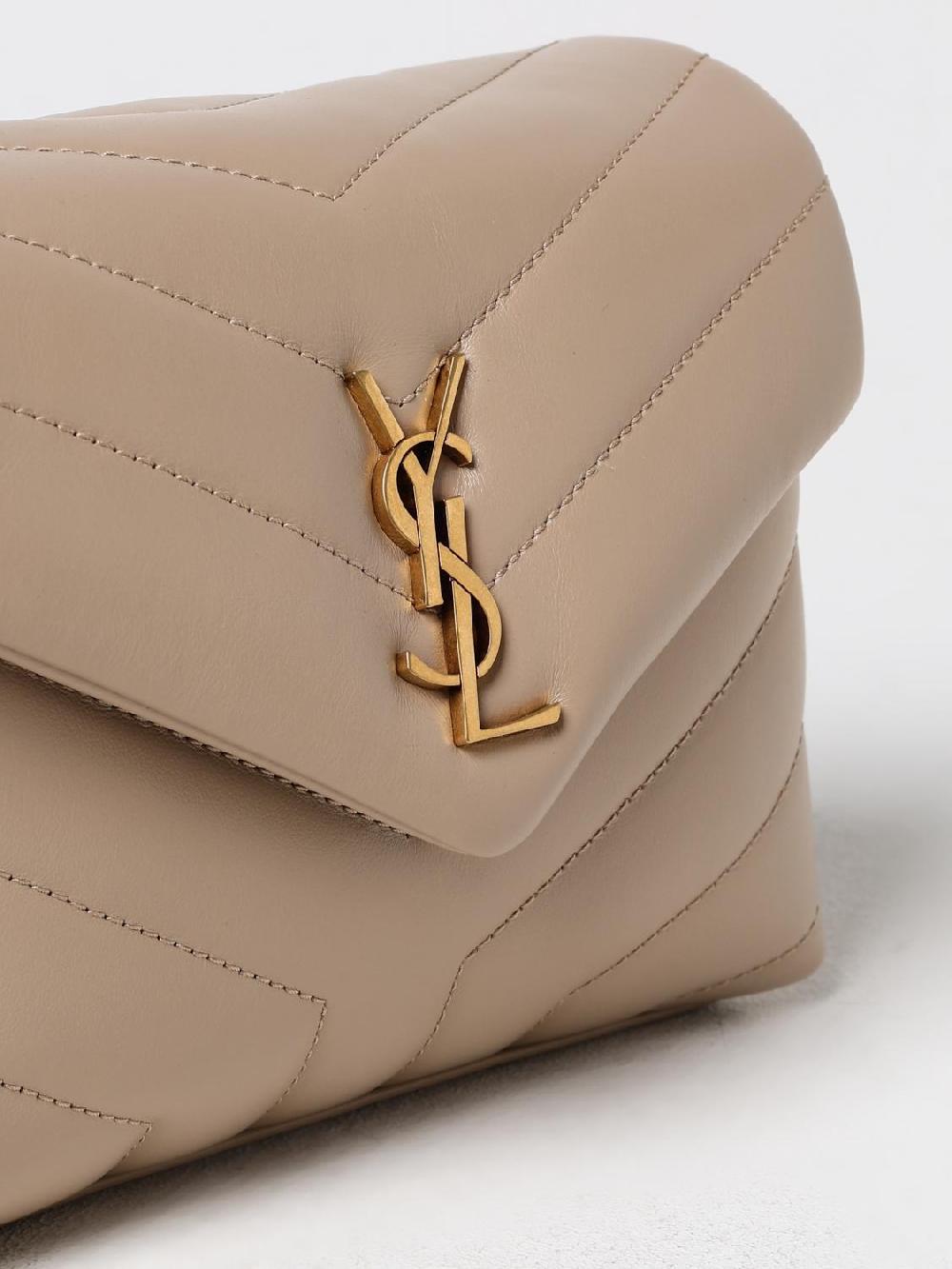 Giglio Borsa Loulou Toy Saint Laurent in pelle chevron Italy