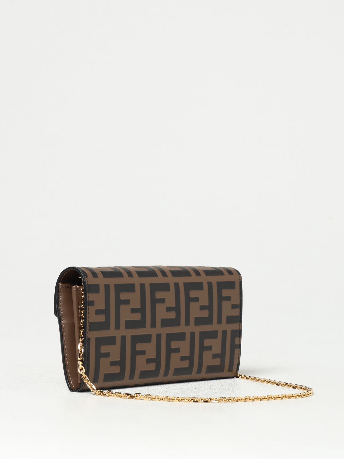 Giglio Borsa wallet Diamonds Fendi in pelle con FF all over Italia