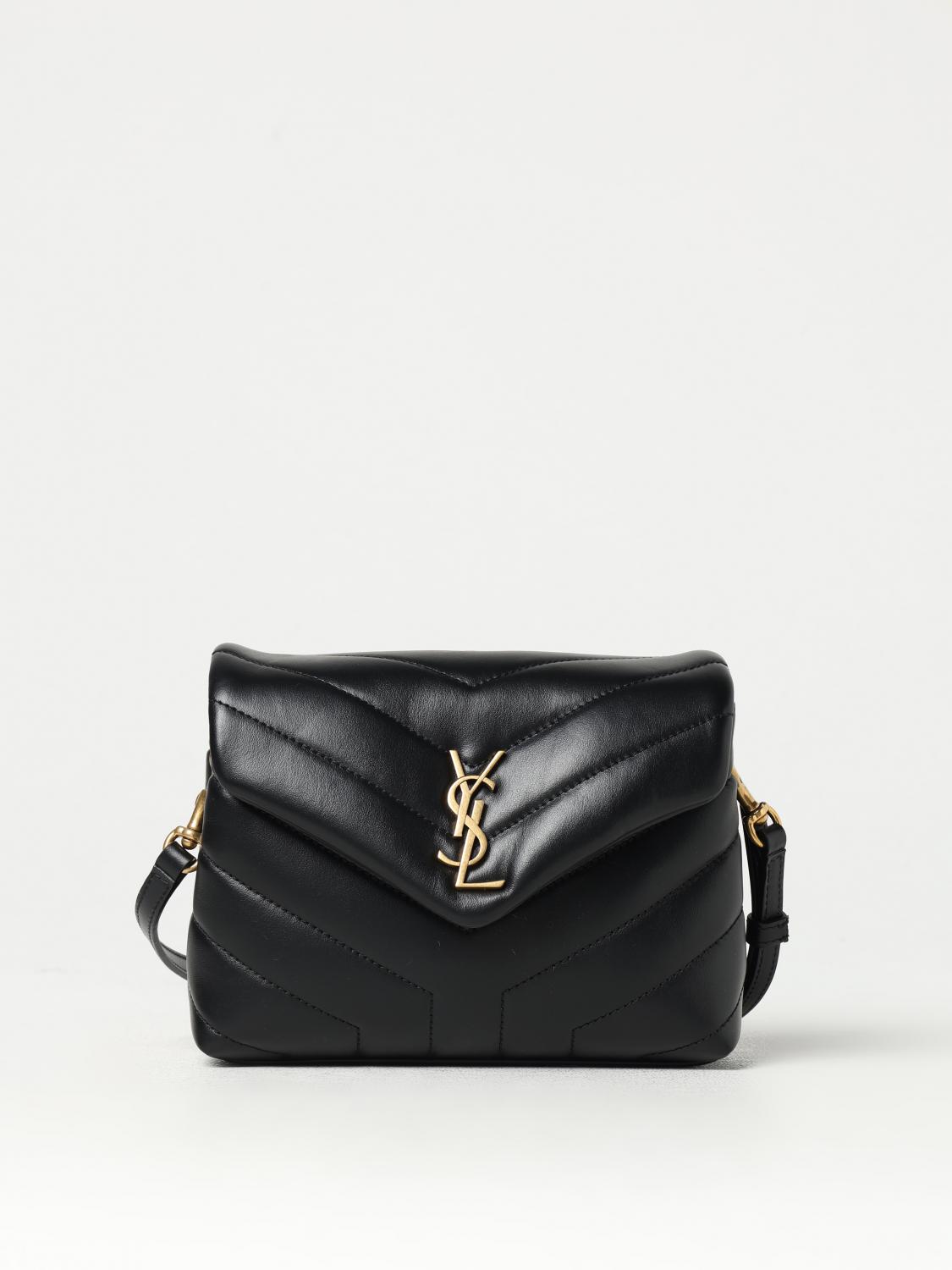 Giglio Borsa Loulou Toy Saint Laurent in pelle chevron Nuovo