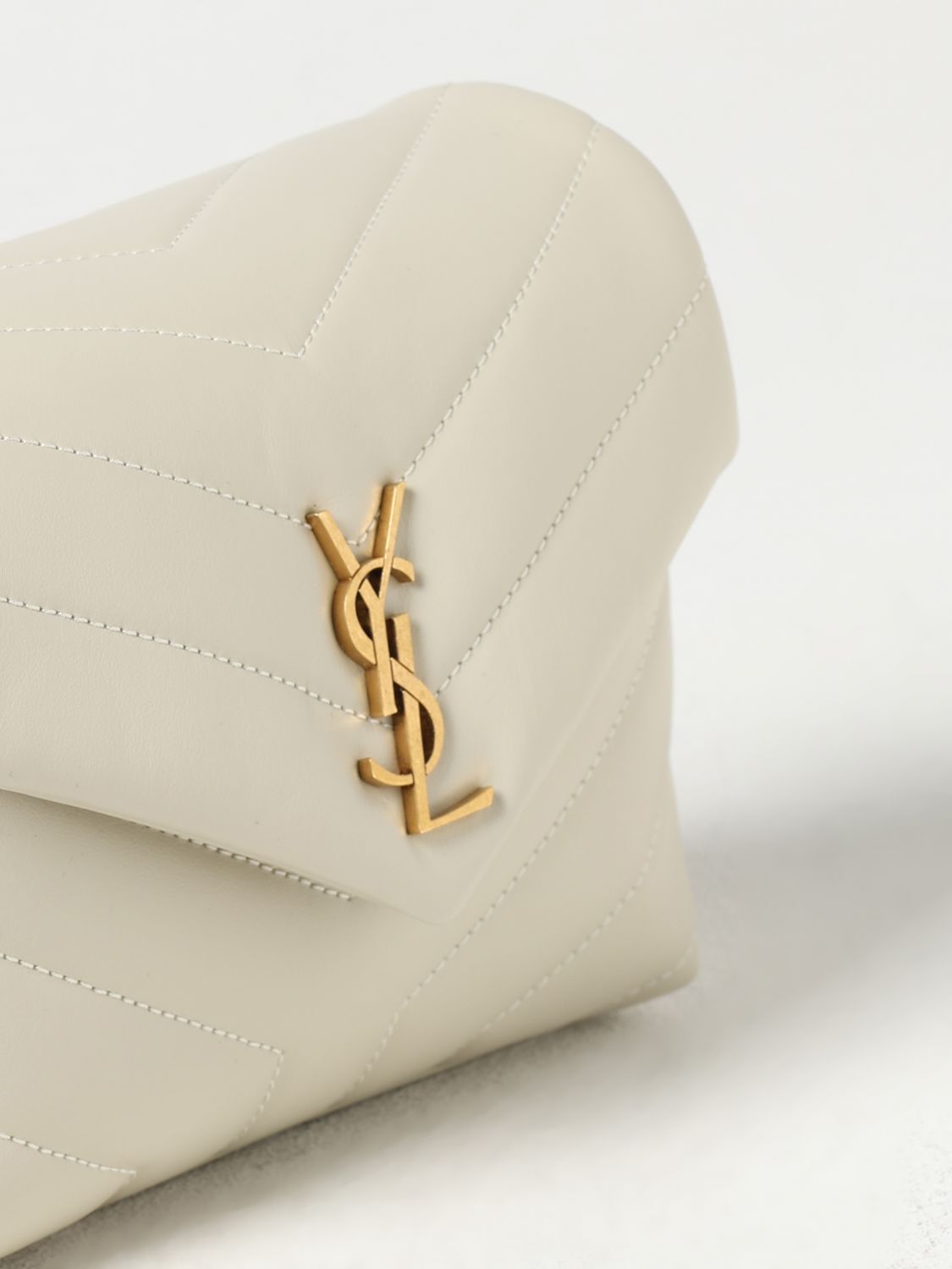 Giglio Borsa Loulou Toy Saint Laurent in pelle chevron Negozi Online