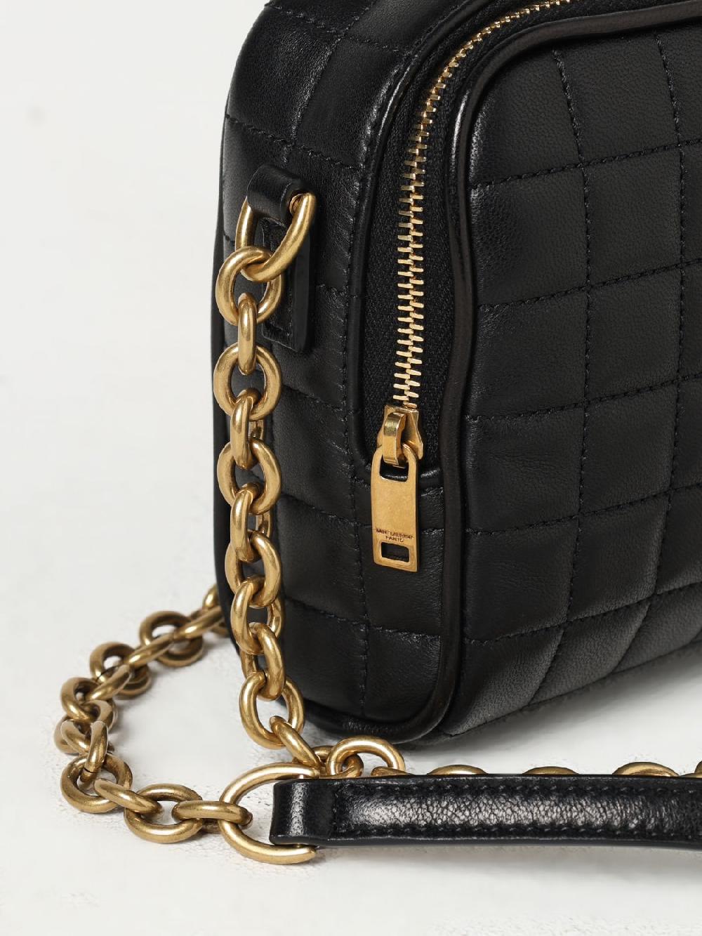 Giglio Borsa Cassandre Saint Laurent in nappa trapuntata Vendita Economica