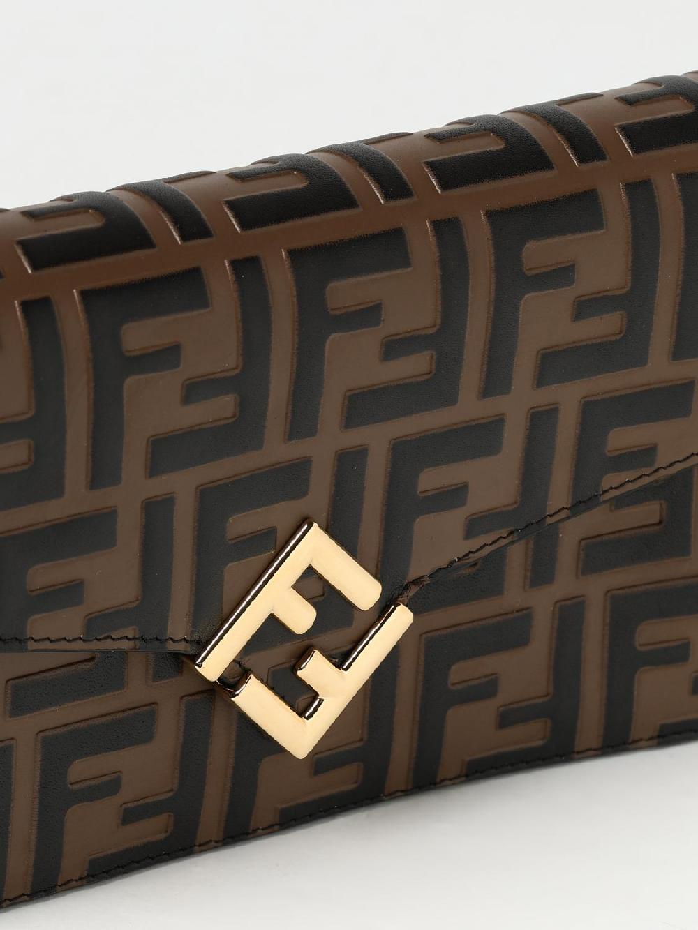 Giglio Borsa wallet FF Diamonds Fendi in pelle con monogram FF all over I Più Venduti