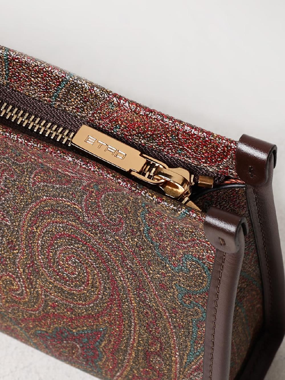 Giglio Borsa Etro in cotone spalmato con Paisley all over 2025
