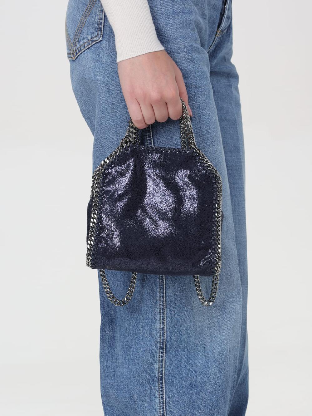 Giglio Borsa Falabella Mini Stella McCartney in pelle sintetica cracklè Promozione