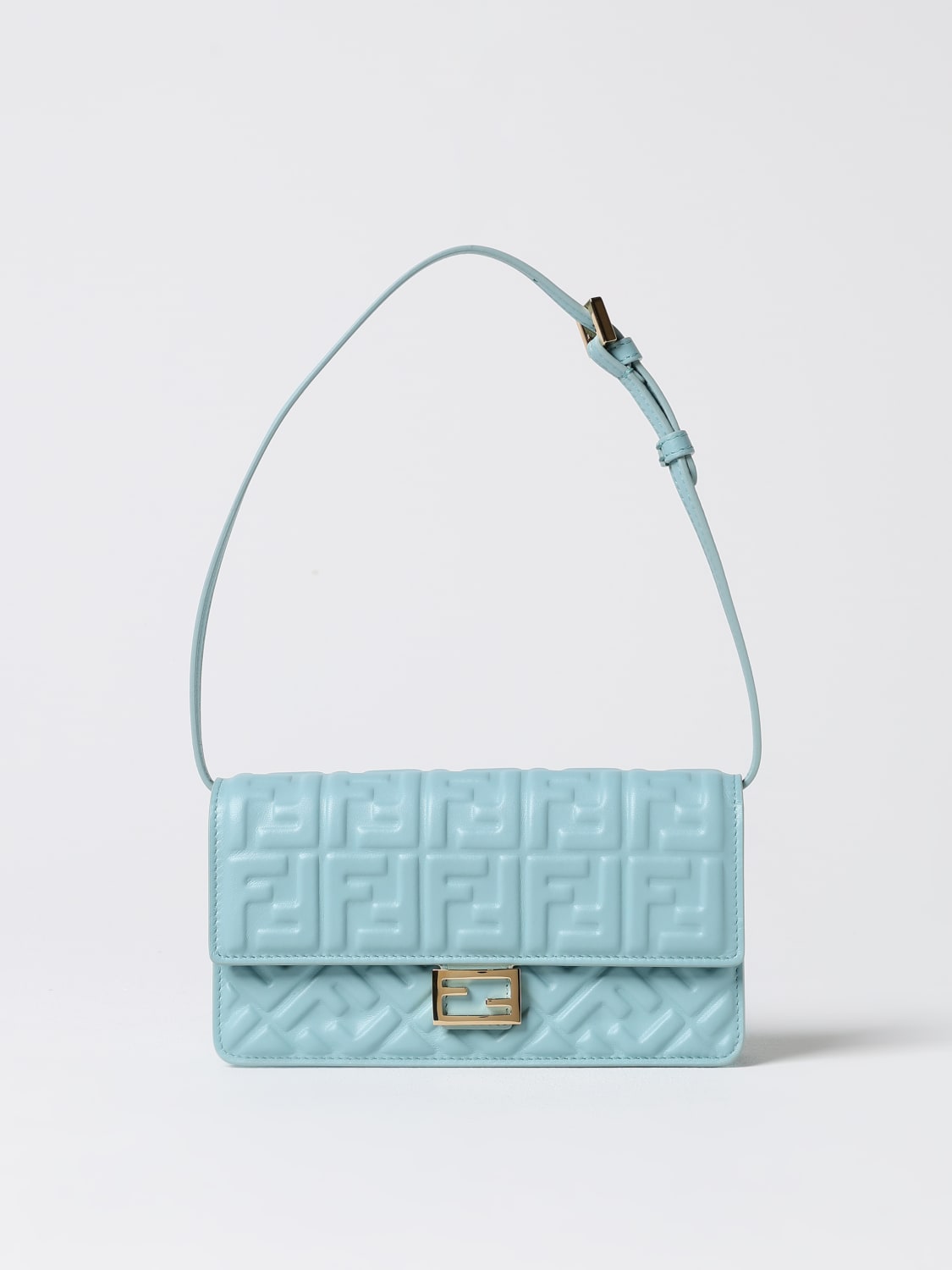 Giglio Borsa wallet Fendi in nappa con monogram FF all over Promozione Limitata