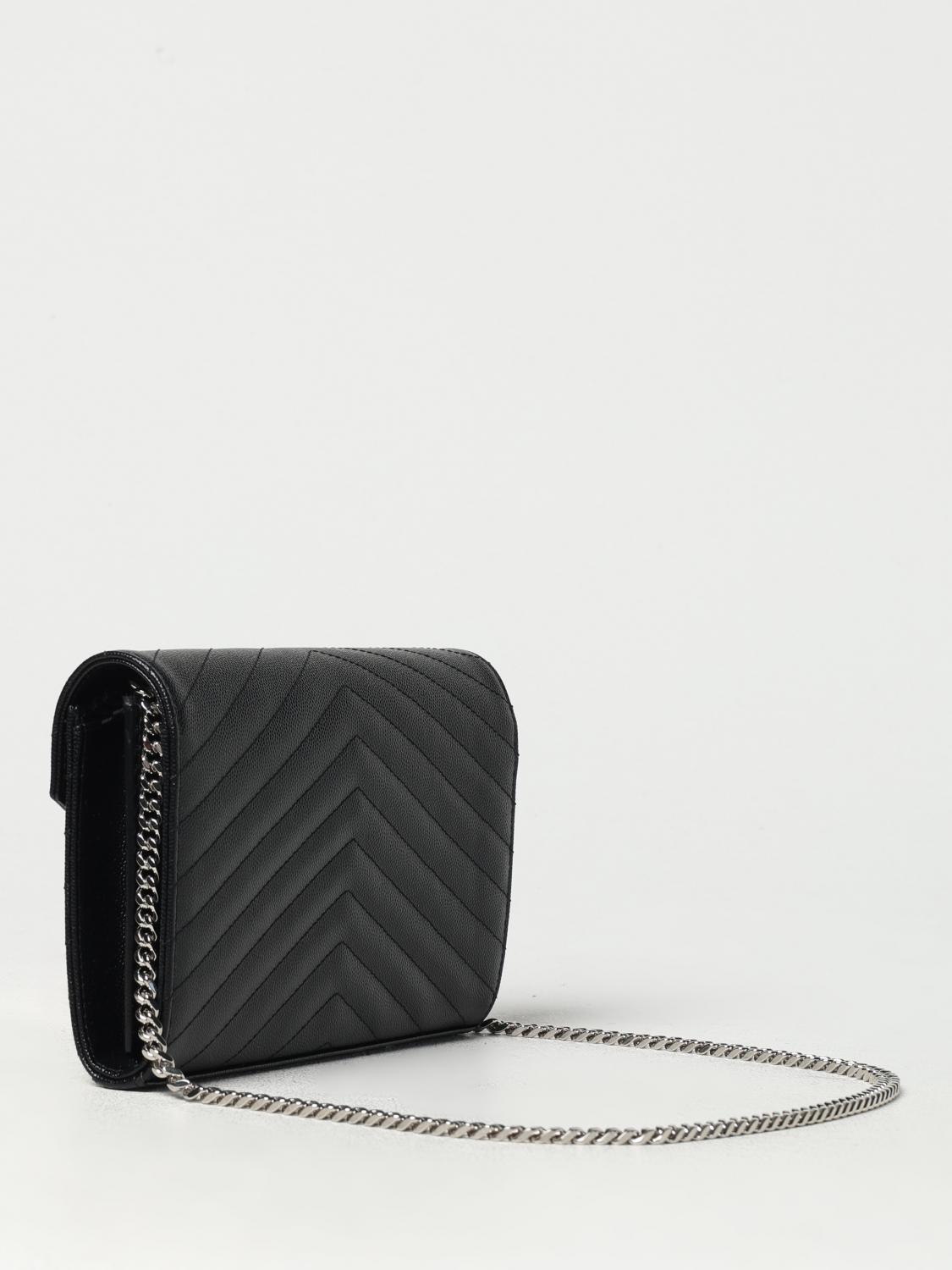 Giglio Borsa wallet Cassandre Saint Laurent in pelle grain de poudre Shopping Online