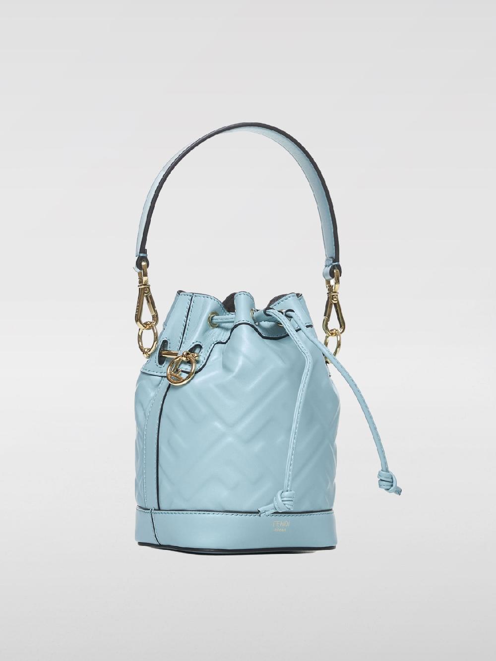 Giglio Borsa Mon Tresor Fendi in pelle con monogram FF all over Economico