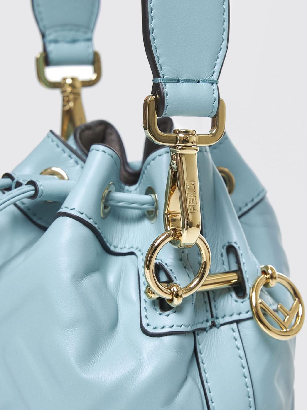 Giglio Borsa Mon Tresor Fendi in pelle con monogram FF all over Economico