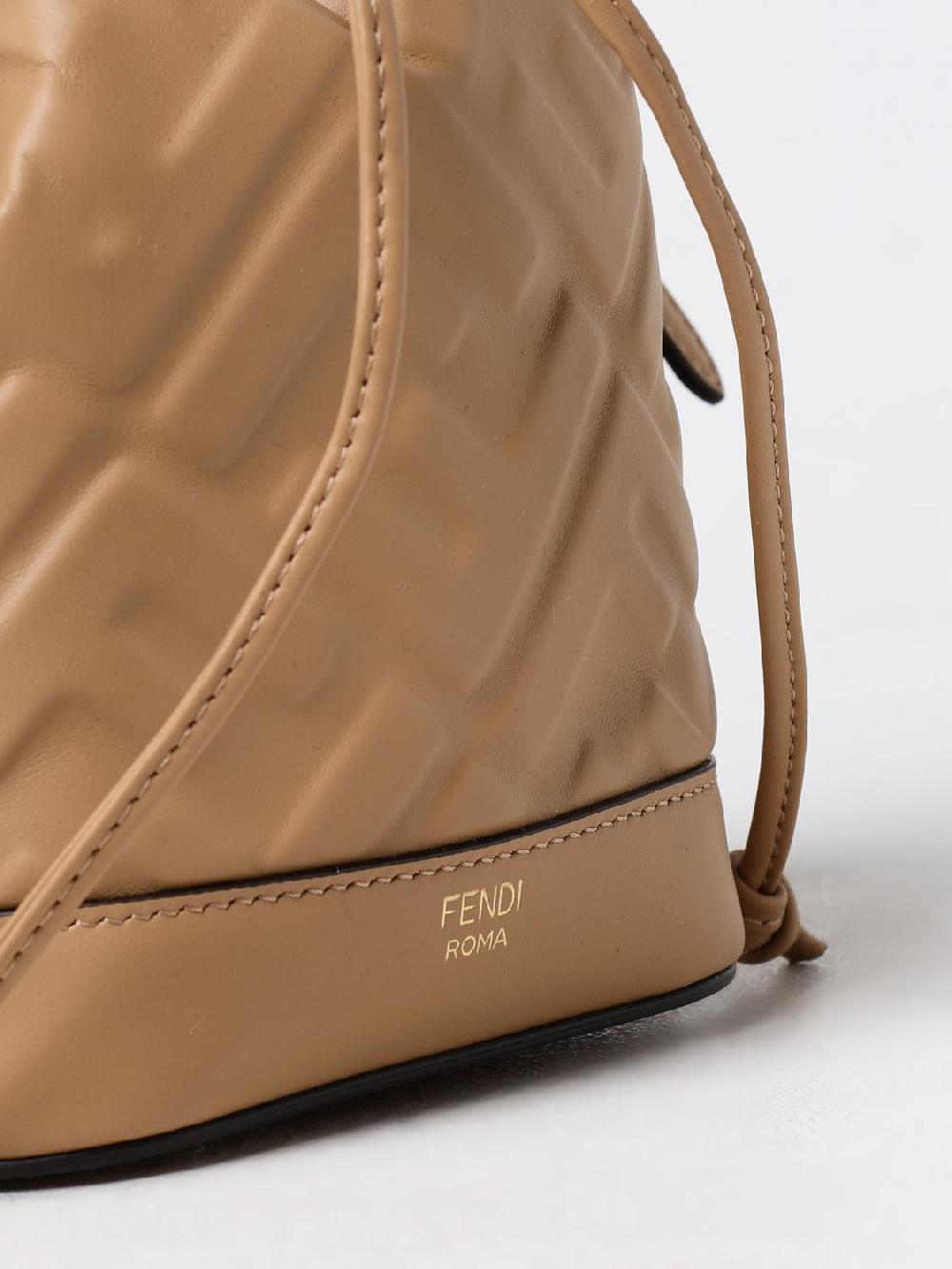 Giglio Borsa Mon Tresor Fendi in pelle con monogram FF all over Online