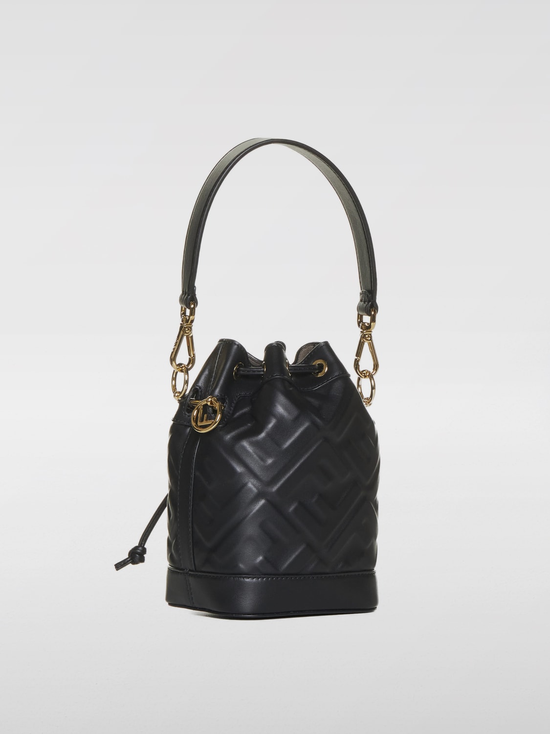 Giglio Borsa Mon Tresor Fendi in pelle con monogram FF all over In Vendita