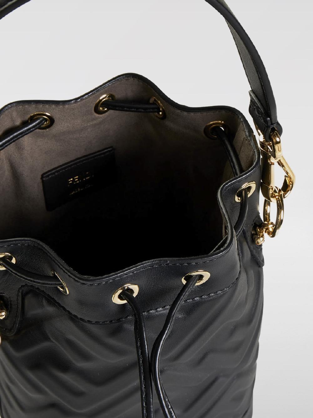 Giglio Borsa Mon Tresor Fendi in pelle con monogram FF all over In Vendita
