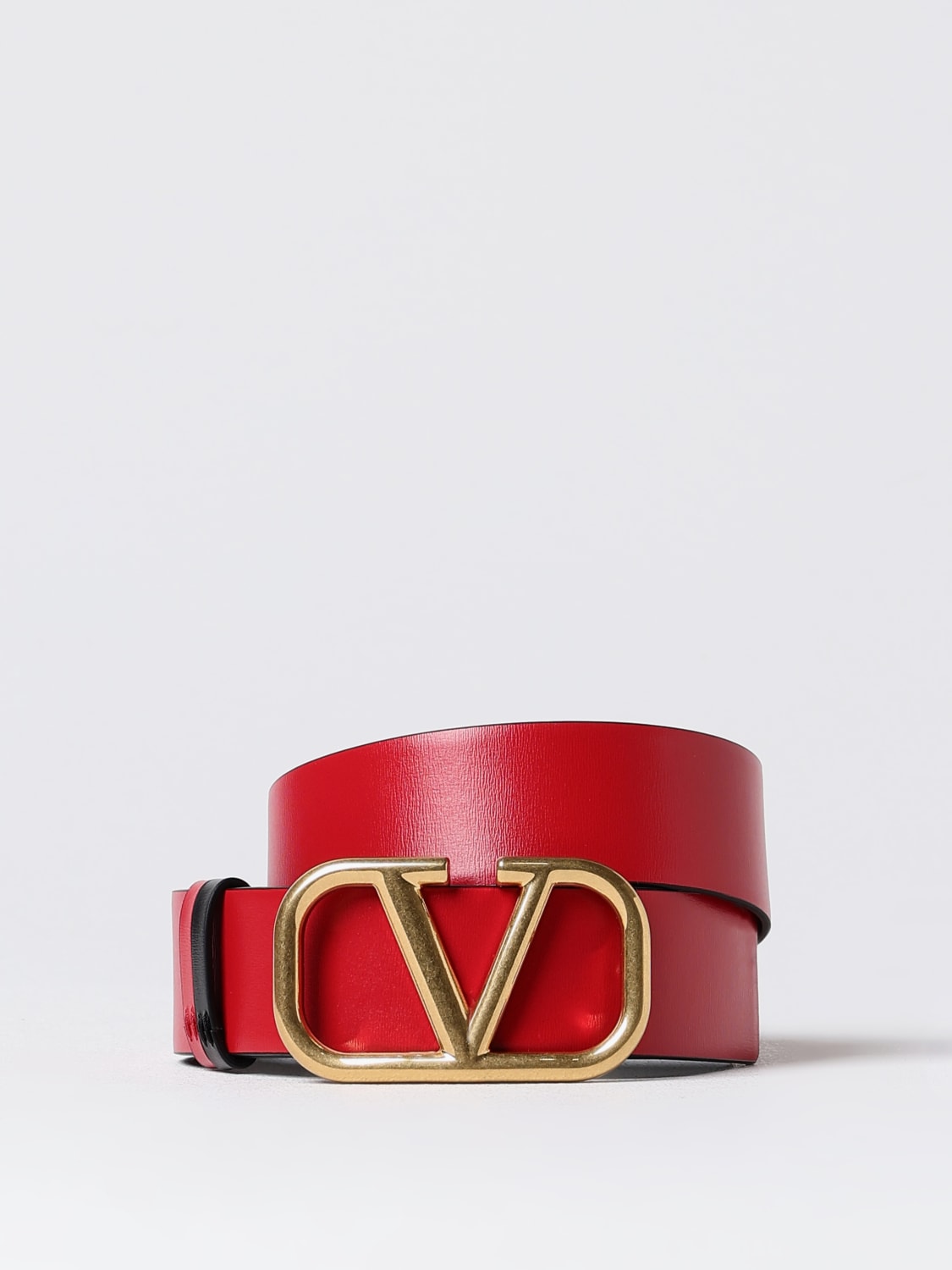 Giglio Cintura VLogo Signature Valentino Garavani reversibile in pelle Qualità Garantita