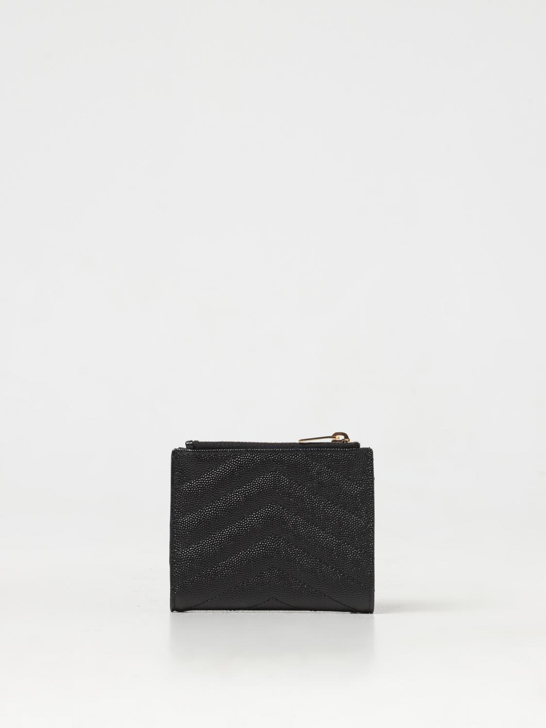 Giglio Portafoglio Saint Laurent in pelle grain de poudre Shopping Online