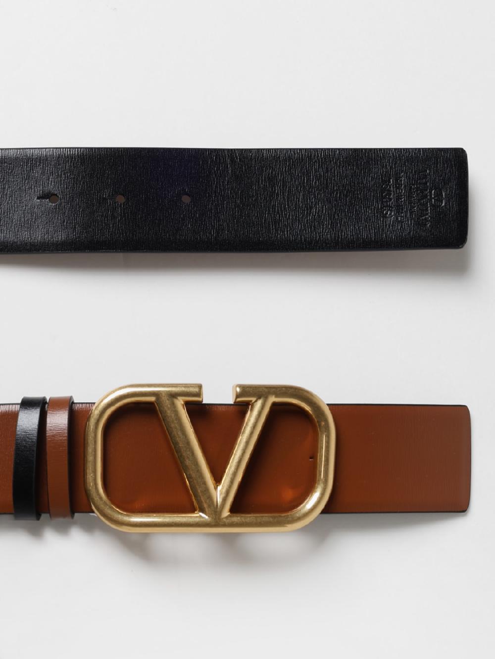 Giglio Cintura VLogo Signature Valentino Garavani reversibile in pelle Affare Del Giorno