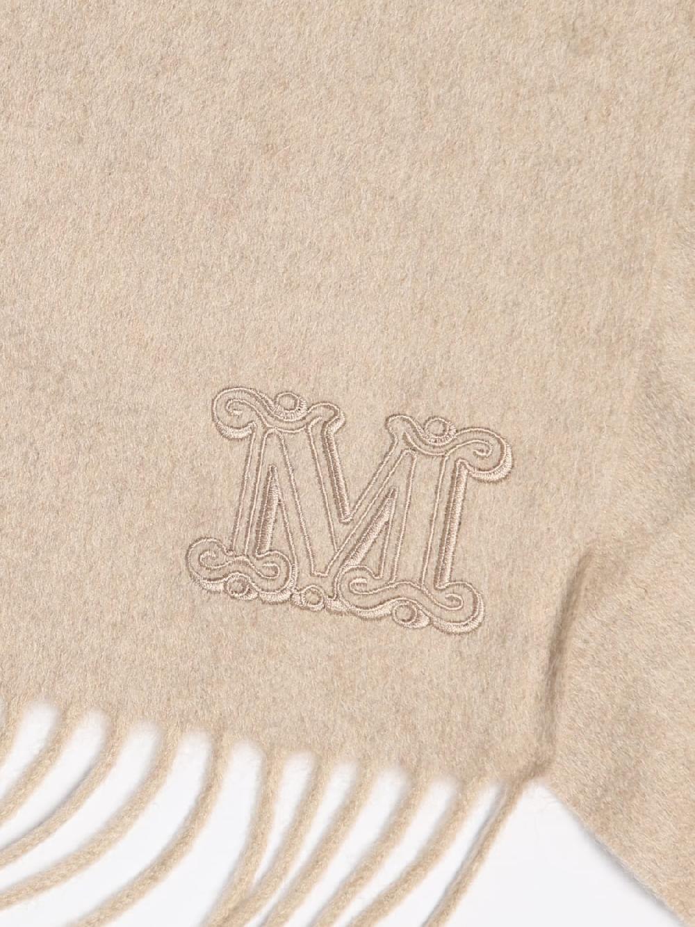 Giglio Sciarpa Max Mara in cashmere con logo ricamato I Più Venduti