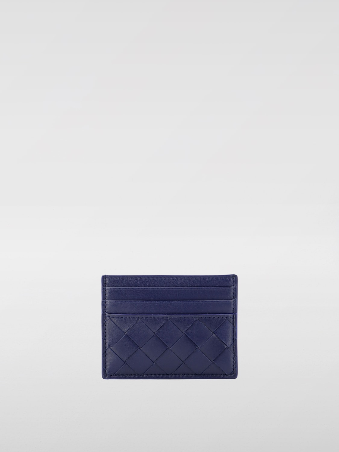 Giglio Portacarte di credito Bottega Veneta in pelle intrecciata Qualità Garantita