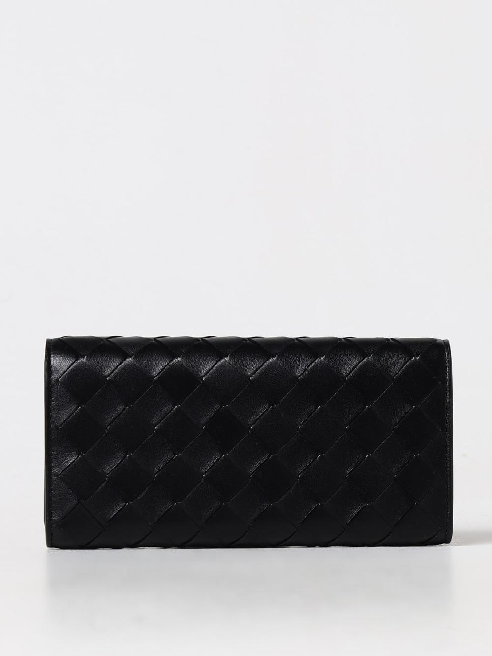 Giglio Portafoglio Bottega Veneta in pelle intrecciata Saldi Di Fabbrica