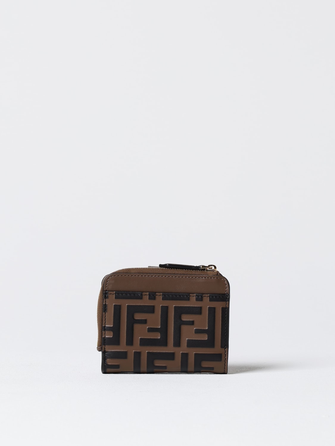 Giglio Portafoglio FF Diamonds Fendi in pelle con monogram FF embossed Moda