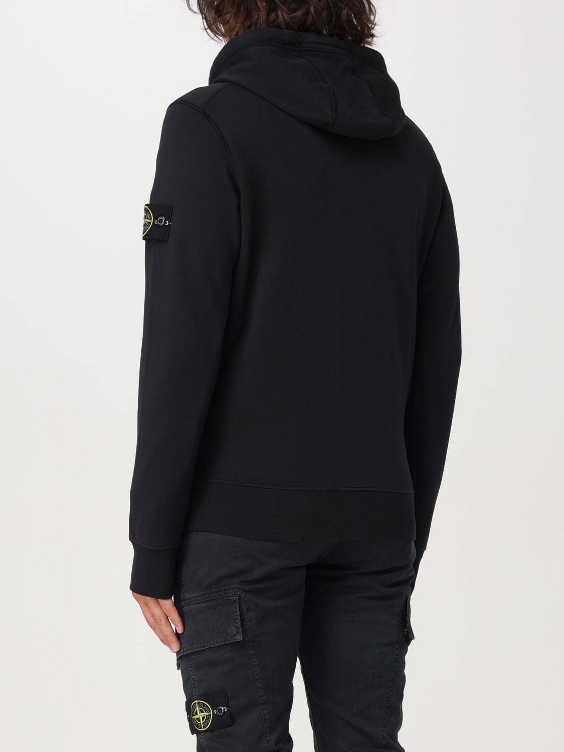 Giglio Felpa con cappuccio e zip Stone Island Pezzi Unici