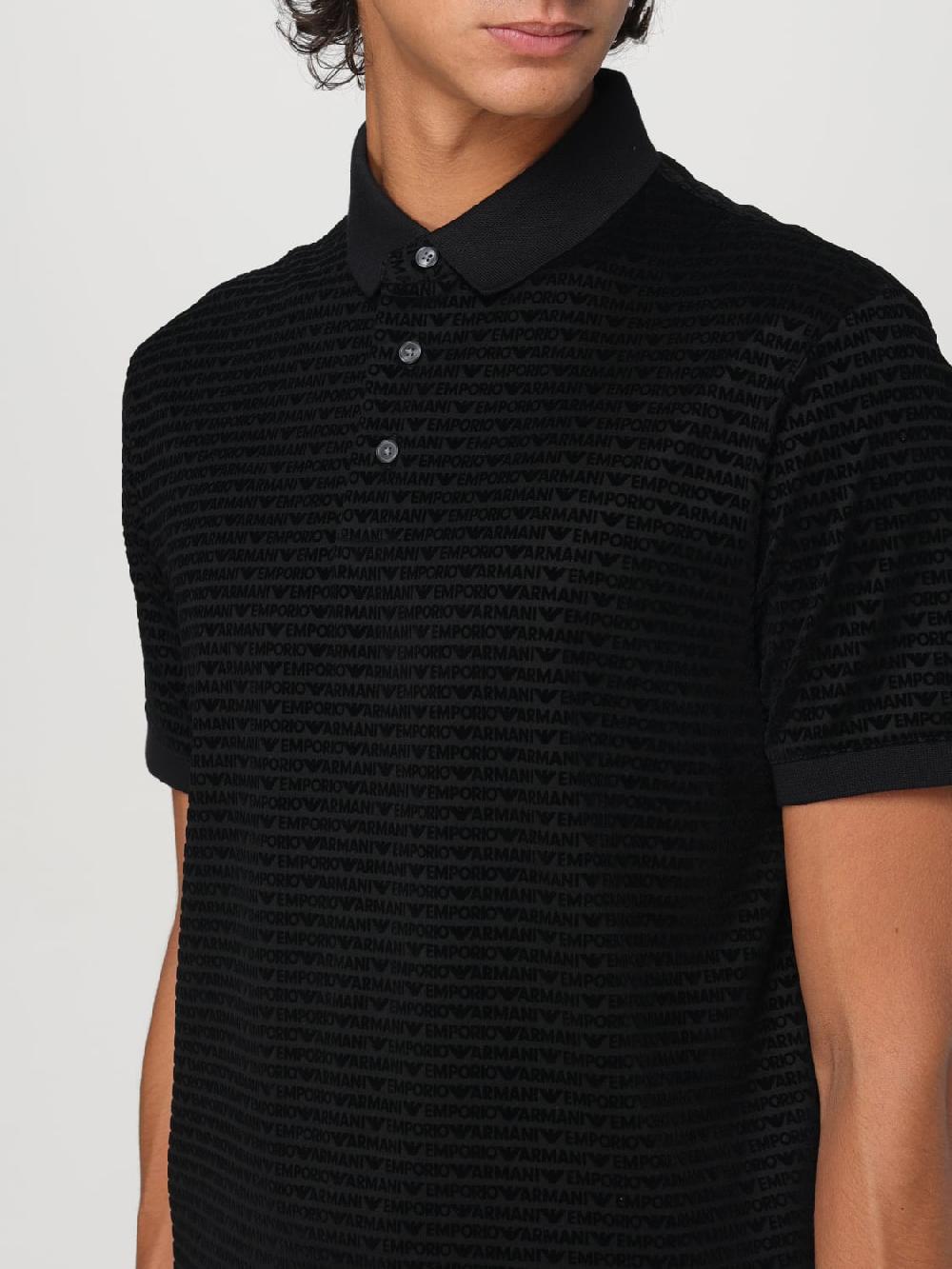 Giglio Polo Emporio Armani in cotone Consegna Veloce