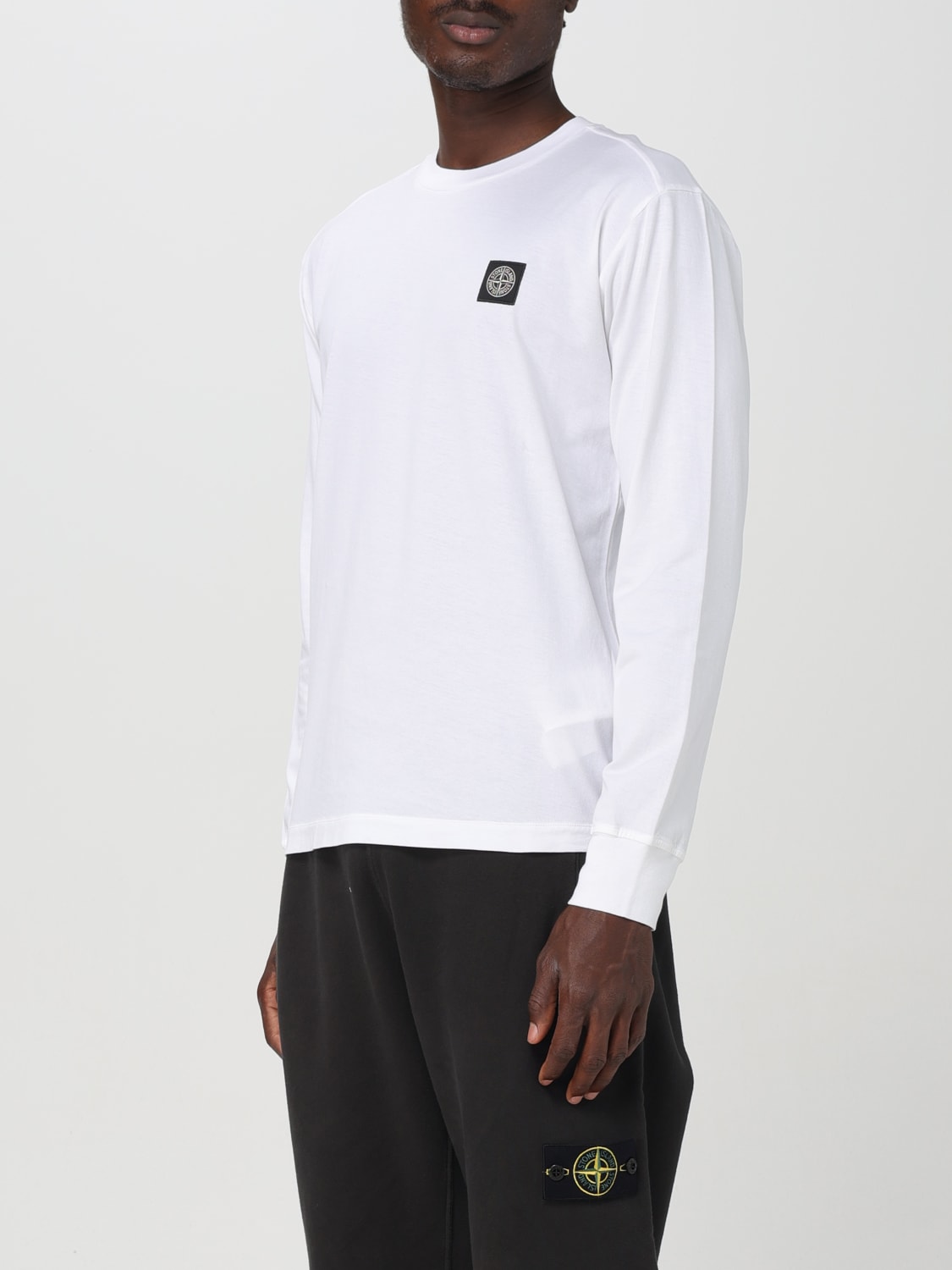 Giglio Maglia basic Stone Island con logo Promozione Limitata