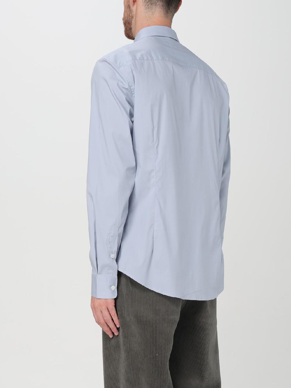Giglio Camicia in popeline di cotone Emporio Armani Prezzo Ridotto