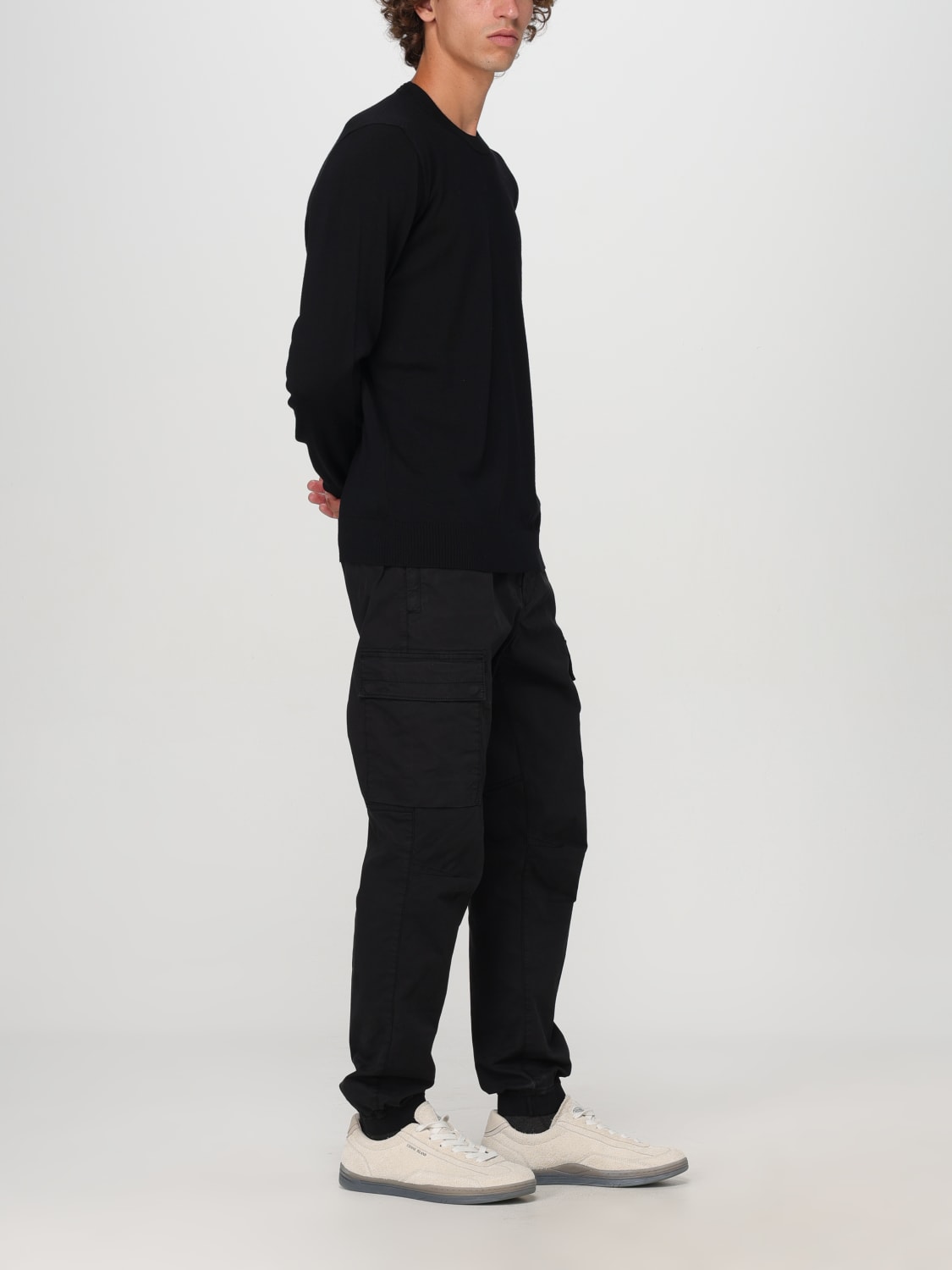 Giglio Maglia basic Stone Island in lana vergine Economico