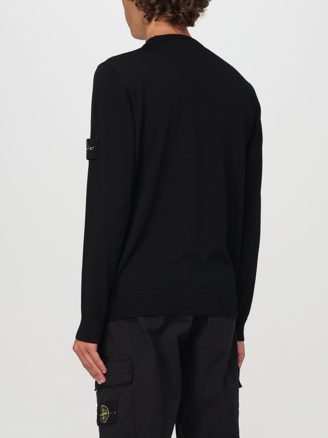 Giglio Maglia basic Stone Island in lana vergine Economico