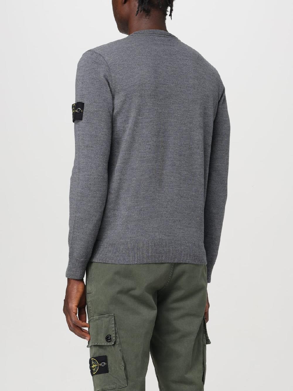 Giglio Maglia basic Stone Island in lana vergine Hotsell