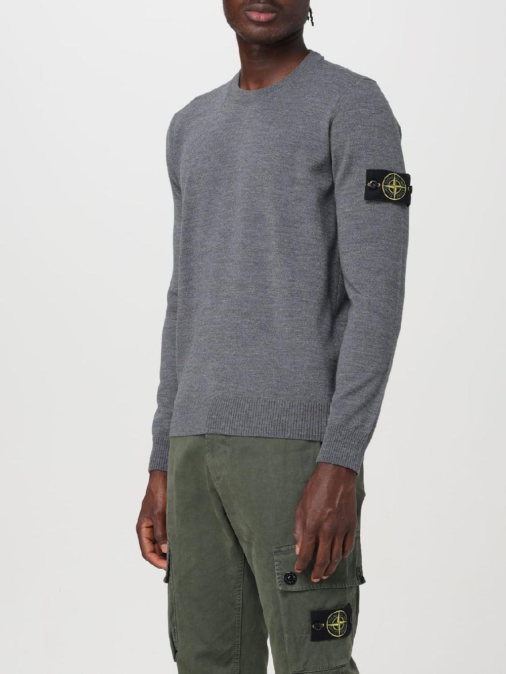 Giglio Maglia basic Stone Island in lana vergine Hotsell