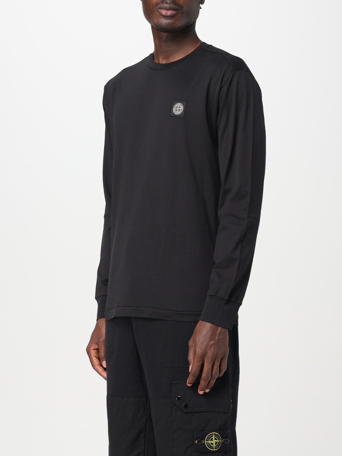 Giglio Maglia basic Stone Island con logo Vendita Calda