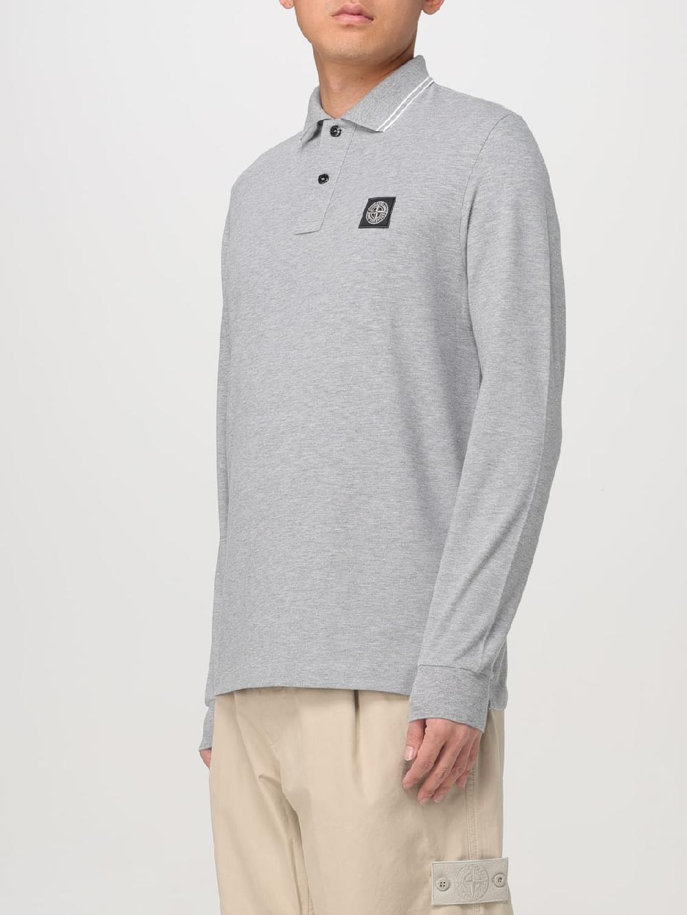 Giglio Polo Stone Island in cotone Offerta per la Festa della Mamma